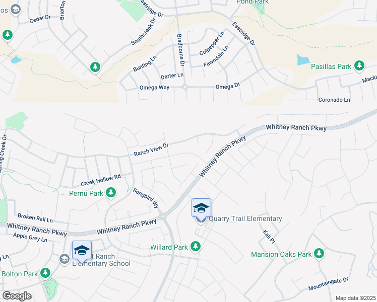 map of restaurants, bars, coffee shops, grocery stores, and more near in Rocklin