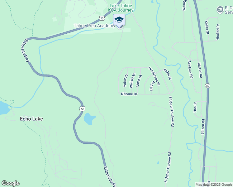 map of restaurants, bars, coffee shops, grocery stores, and more near 710 Nahane Drive in South Lake Tahoe