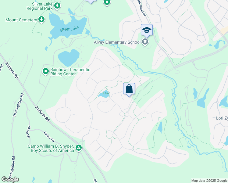 map of restaurants, bars, coffee shops, grocery stores, and more near 15840 Fourmile Creek Court in Haymarket
