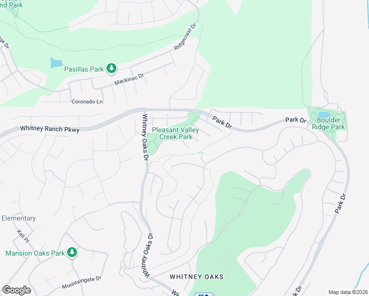 map of restaurants, bars, coffee shops, grocery stores, and more near 2240 Bonney Court in Rocklin