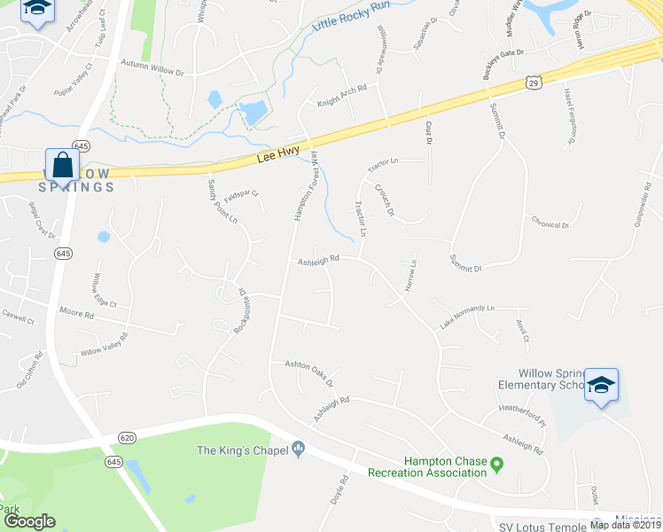 map of restaurants, bars, coffee shops, grocery stores, and more near 5331 Chalkstone Way in Fairfax