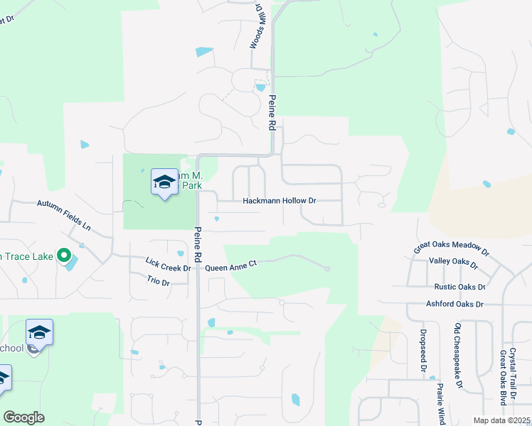 map of restaurants, bars, coffee shops, grocery stores, and more near 1803 Marie Peine Court in Wentzville