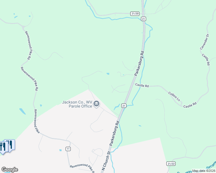 map of restaurants, bars, coffee shops, grocery stores, and more near 159 Pinewood Estates in Ripley