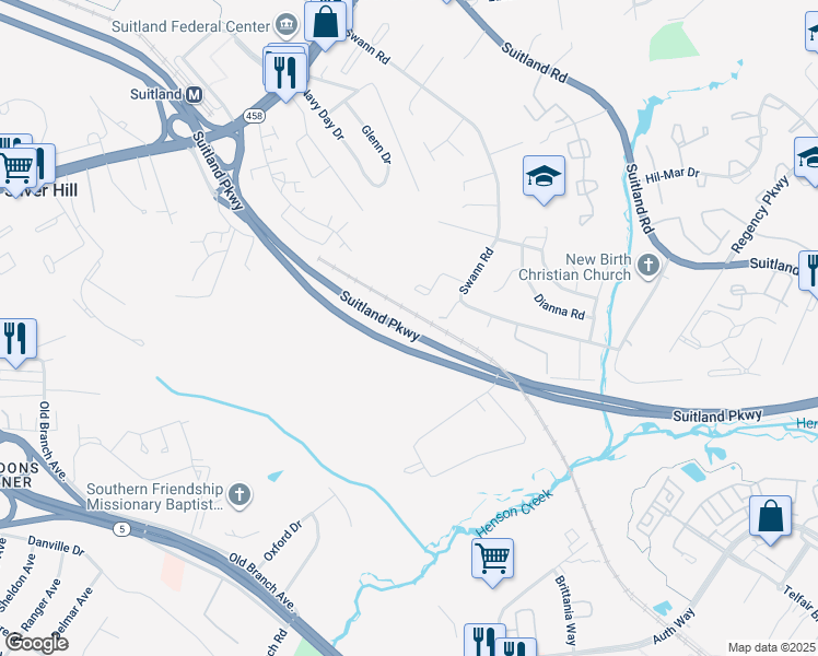 map of restaurants, bars, coffee shops, grocery stores, and more near in Morningside