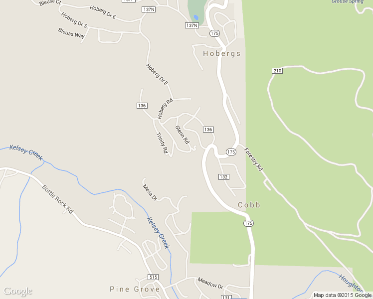 map of restaurants, bars, coffee shops, grocery stores, and more near 15445 Glenn Road in Cobb