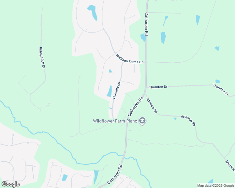map of restaurants, bars, coffee shops, grocery stores, and more near 5455 Heredity Lane in Gainesville