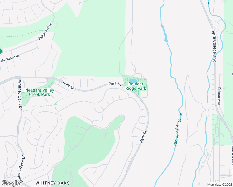 map of restaurants, bars, coffee shops, grocery stores, and more near 3030 Black Oak Drive in Rocklin
