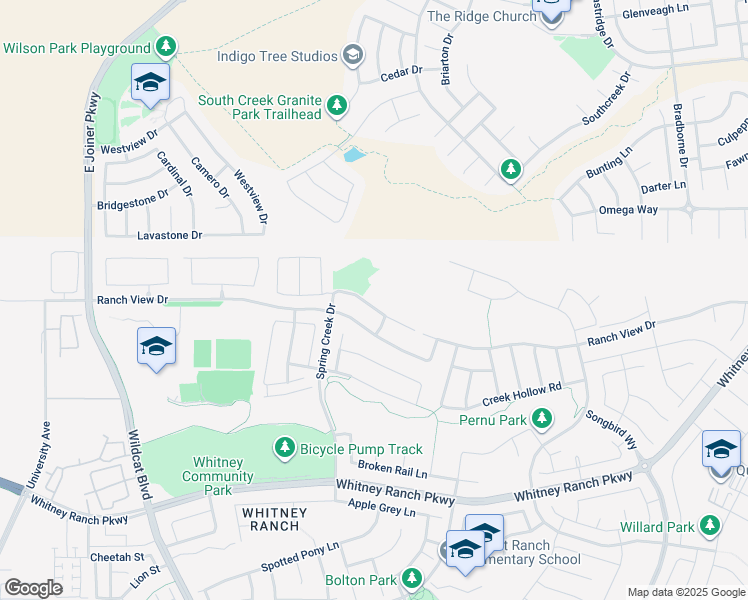 map of restaurants, bars, coffee shops, grocery stores, and more near 2213 Telegraph Hill Drive in Rocklin