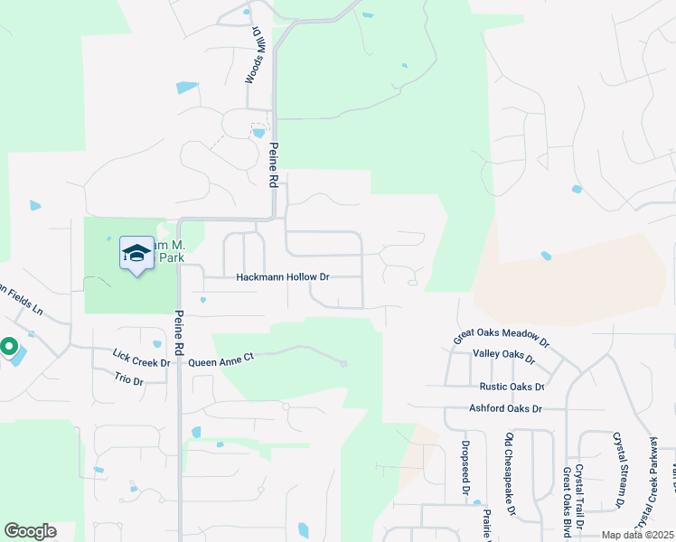 map of restaurants, bars, coffee shops, grocery stores, and more near 2729 Providence Ridge Drive in Wentzville