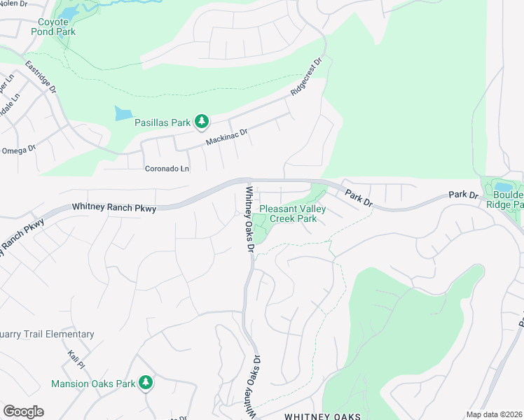 map of restaurants, bars, coffee shops, grocery stores, and more near 3410 Kensington Court in Rocklin