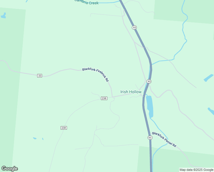 map of restaurants, bars, coffee shops, grocery stores, and more near 2002 County Road 33 in Oak Hill