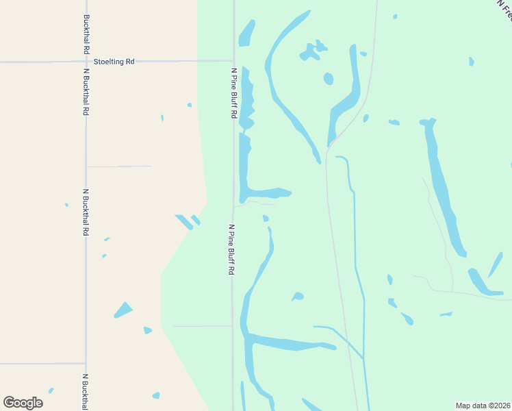 map of restaurants, bars, coffee shops, grocery stores, and more near 11080 North Pine Bluff Road in Bicknell