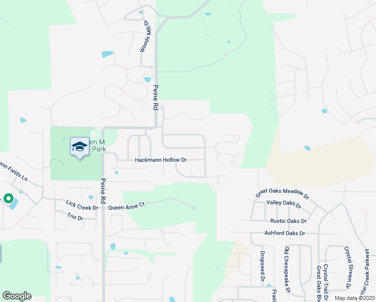 map of restaurants, bars, coffee shops, grocery stores, and more near 2729 Providence Ridge Drive in Wentzville