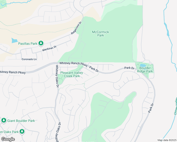 map of restaurants, bars, coffee shops, grocery stores, and more near 2330 Benjamin Court in Rocklin