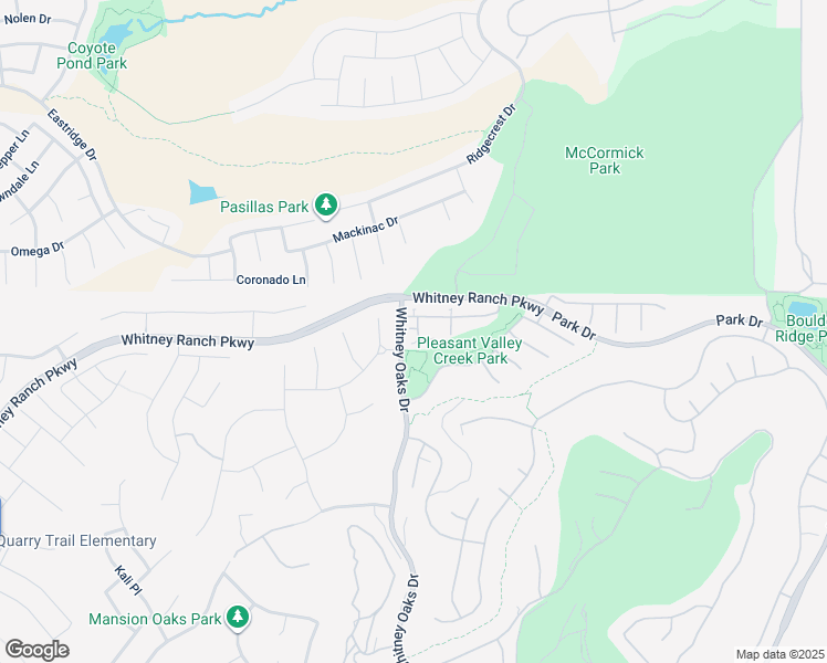 map of restaurants, bars, coffee shops, grocery stores, and more near 3410 Kensington Court in Rocklin