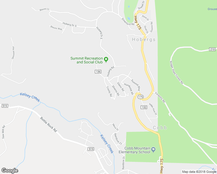 map of restaurants, bars, coffee shops, grocery stores, and more near 15310 Trinity Road in Cobb