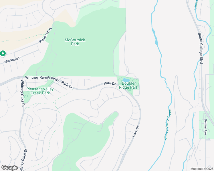 map of restaurants, bars, coffee shops, grocery stores, and more near 3030 Black Oak Drive in Rocklin