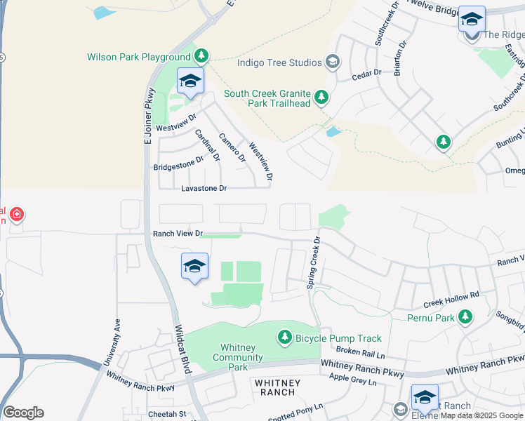 map of restaurants, bars, coffee shops, grocery stores, and more near 1809 Stageline Circle in Rocklin