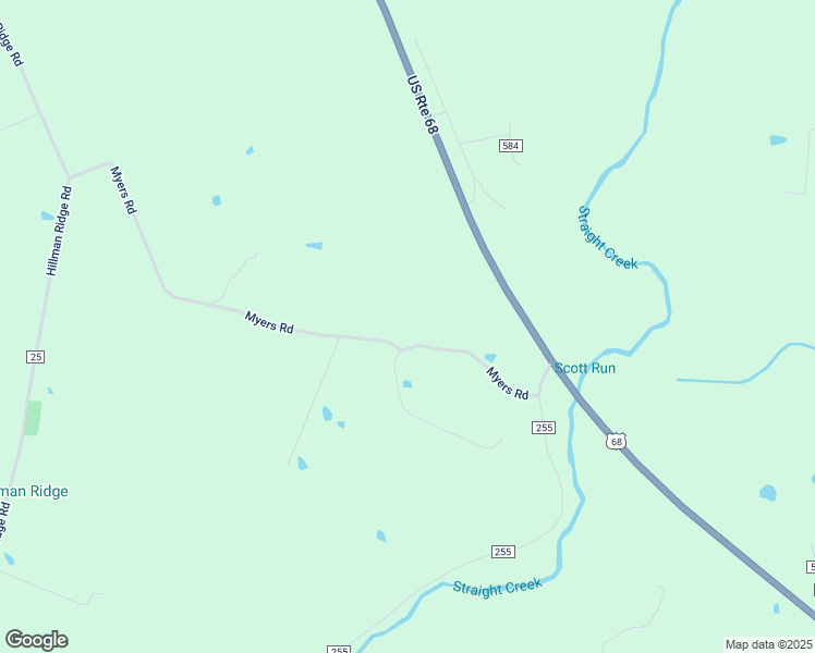 map of restaurants, bars, coffee shops, grocery stores, and more near 6091 Myers Road in Georgetown