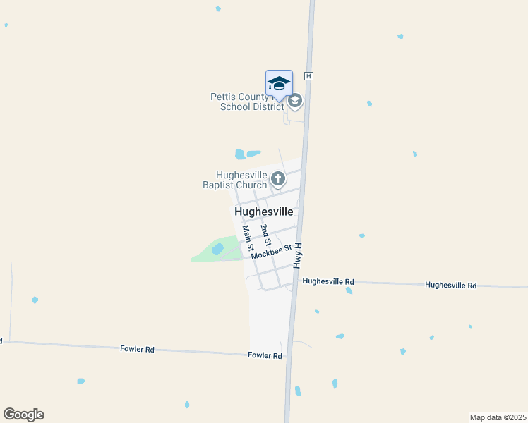 map of restaurants, bars, coffee shops, grocery stores, and more near in Hughesville