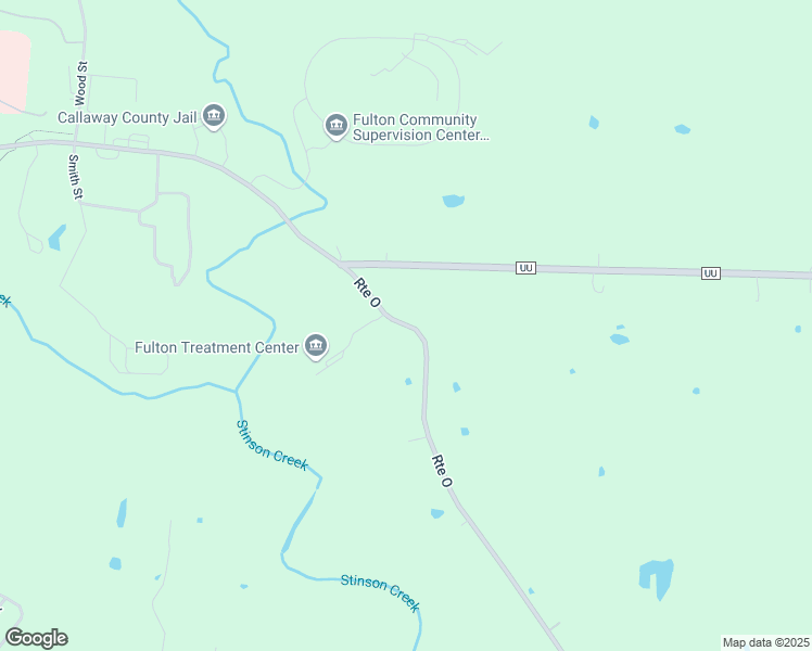 map of restaurants, bars, coffee shops, grocery stores, and more near 1650 Route O in Fulton