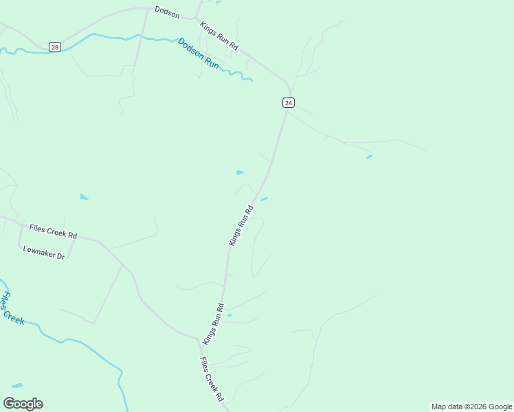 map of restaurants, bars, coffee shops, grocery stores, and more near Kings Run Road in Beverly