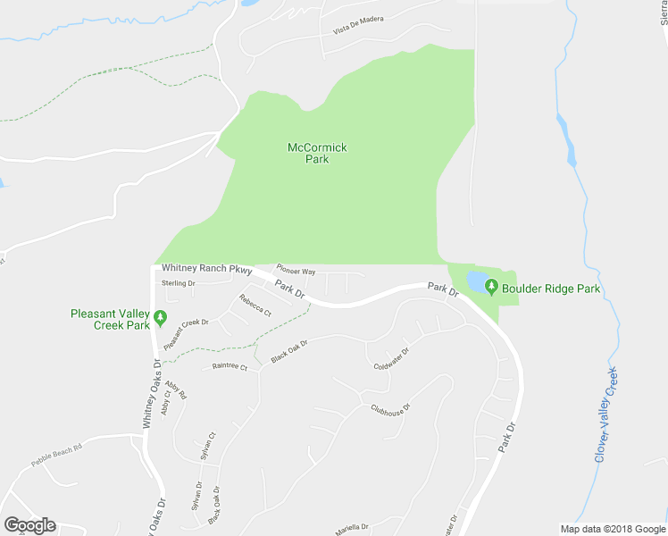 map of restaurants, bars, coffee shops, grocery stores, and more near 2323 Pioneer Way in Rocklin