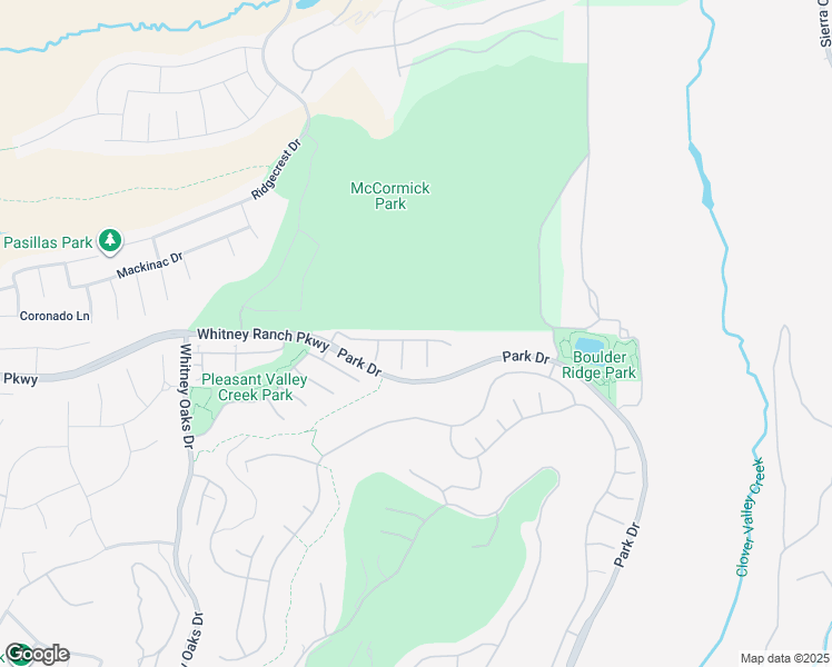 map of restaurants, bars, coffee shops, grocery stores, and more near 2325 Pioneer Way in Rocklin