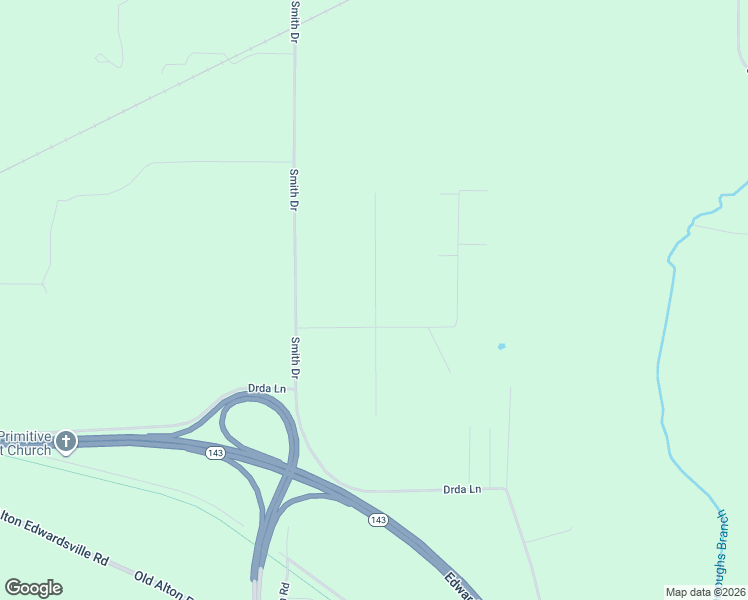 map of restaurants, bars, coffee shops, grocery stores, and more near 111 North Meadow Ridge Trail in Edwardsville
