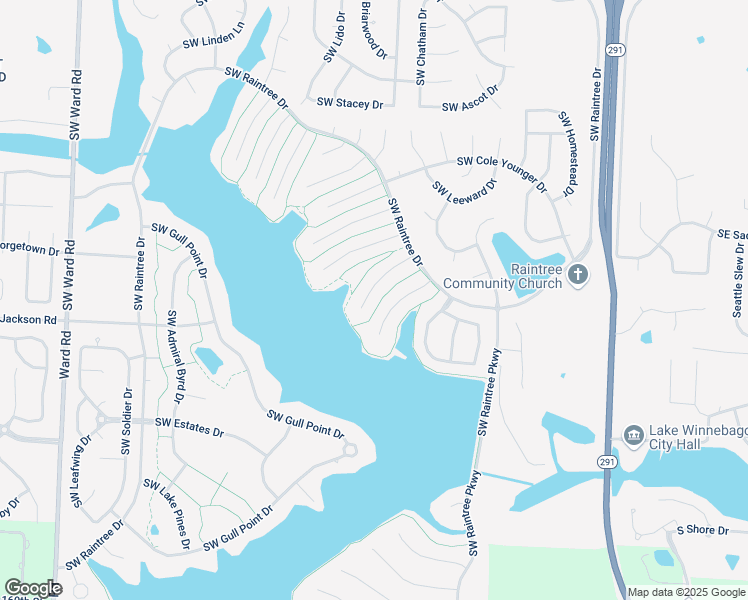 map of restaurants, bars, coffee shops, grocery stores, and more near 4392 Southwest Breezy Point Lane in Lee's Summit