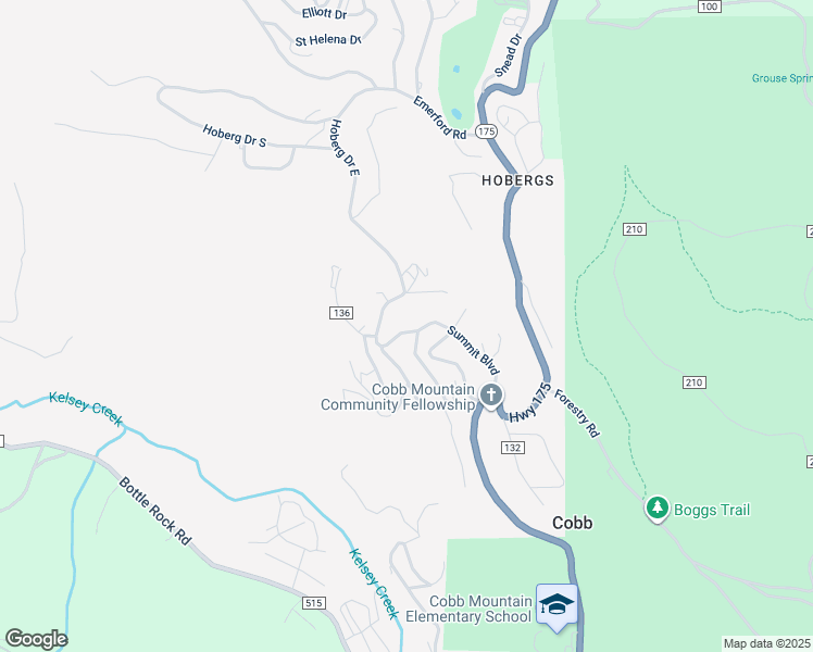 map of restaurants, bars, coffee shops, grocery stores, and more near 15324 Summit Boulevard in Cobb