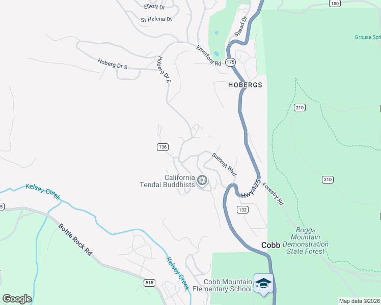 map of restaurants, bars, coffee shops, grocery stores, and more near 15314 Summit Boulevard in Cobb