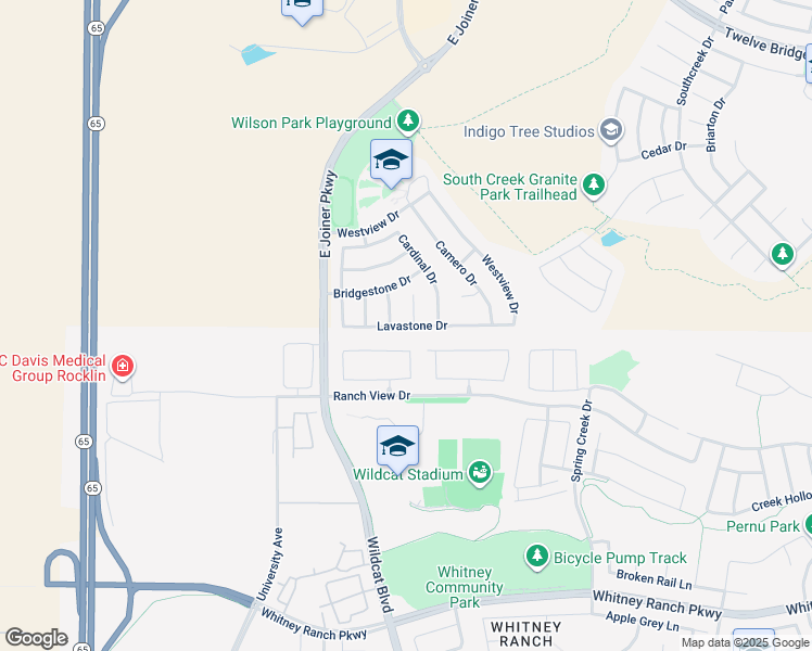 map of restaurants, bars, coffee shops, grocery stores, and more near 853 Lavastone Drive in Lincoln
