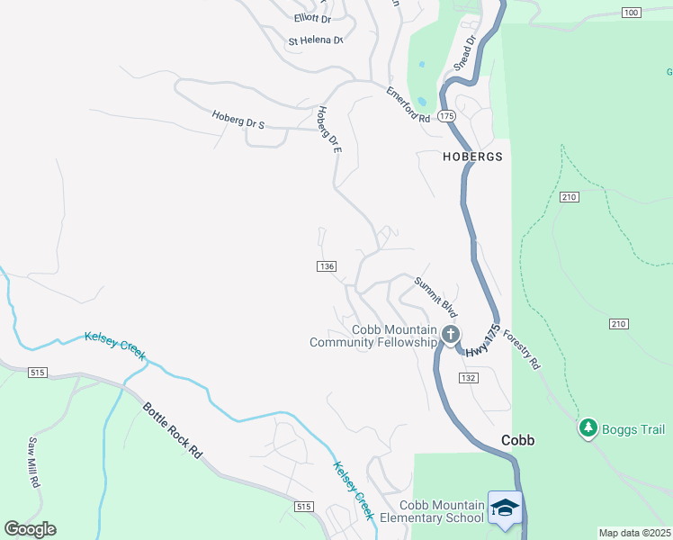 map of restaurants, bars, coffee shops, grocery stores, and more near 15240 Summit Boulevard in Cobb