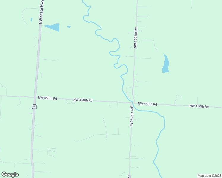 map of restaurants, bars, coffee shops, grocery stores, and more near 1615 Northwest 450th Road in Kingsville