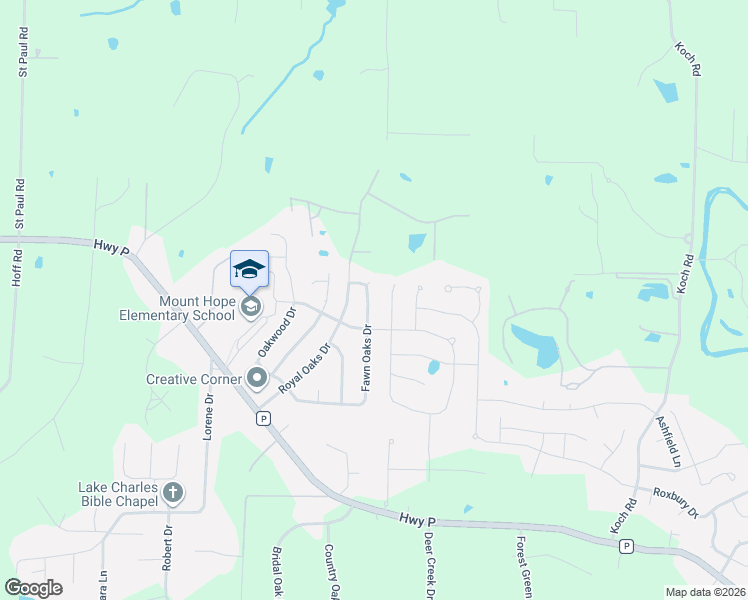 map of restaurants, bars, coffee shops, grocery stores, and more near 801 Crestwood Court in O'Fallon