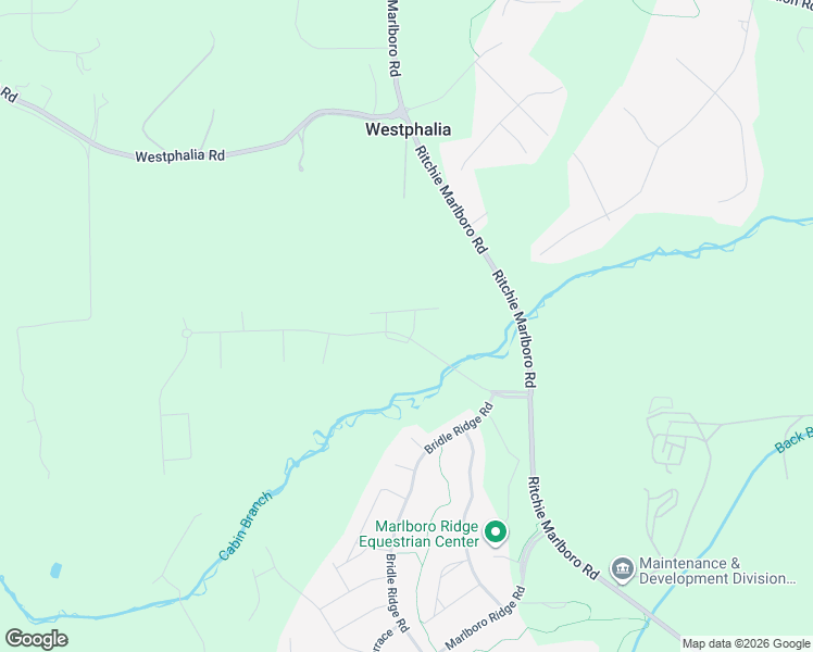 map of restaurants, bars, coffee shops, grocery stores, and more near 3609 Connemara Road in Upper Marlboro