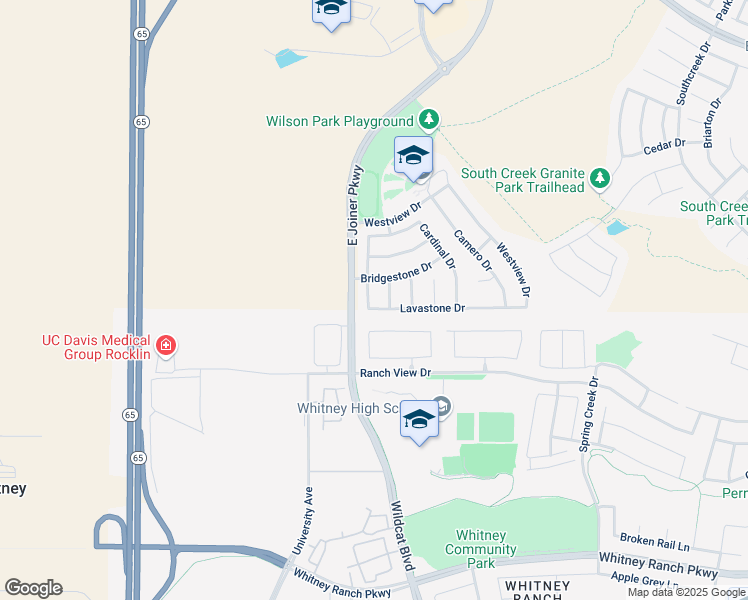 map of restaurants, bars, coffee shops, grocery stores, and more near 648 Lavastone Drive in Lincoln