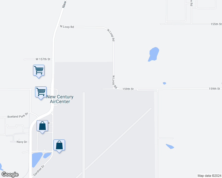 map of restaurants, bars, coffee shops, grocery stores, and more near 37302 West 159th Street in New Century