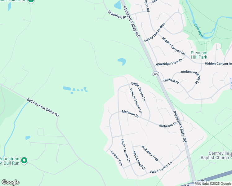 map of restaurants, bars, coffee shops, grocery stores, and more near 15499 Eagle Tavern Lane in Centreville