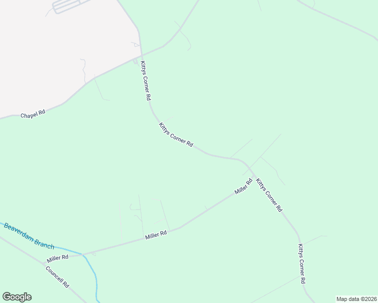 map of restaurants, bars, coffee shops, grocery stores, and more near 10622 Kittys Corner Road in Cordova