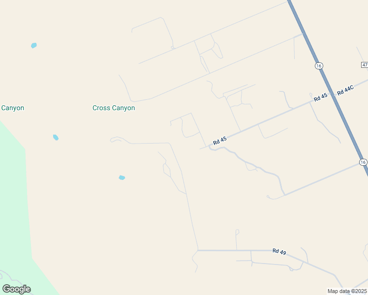map of restaurants, bars, coffee shops, grocery stores, and more near 15600-0 Cr 45 in Guinda