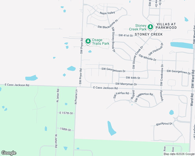 map of restaurants, bars, coffee shops, grocery stores, and more near 4409 Southwest Tanzanite Drive in Lee's Summit
