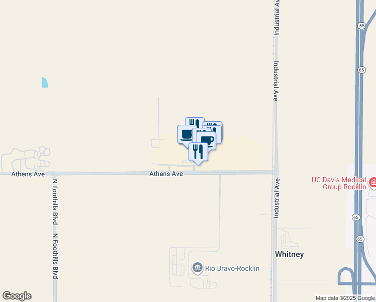 map of restaurants, bars, coffee shops, grocery stores, and more near 1200 Athens Avenue in Lincoln