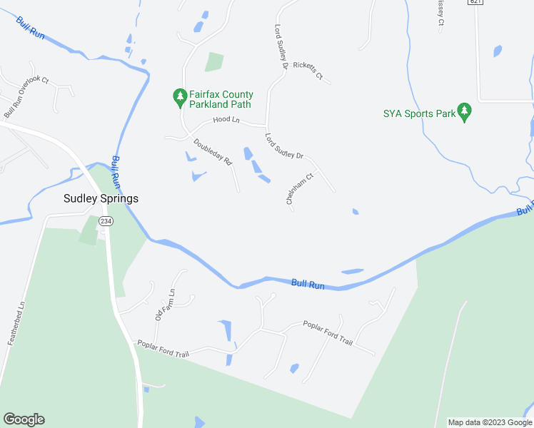 map of restaurants, bars, coffee shops, grocery stores, and more near 6912 Chelnham Court in Centreville