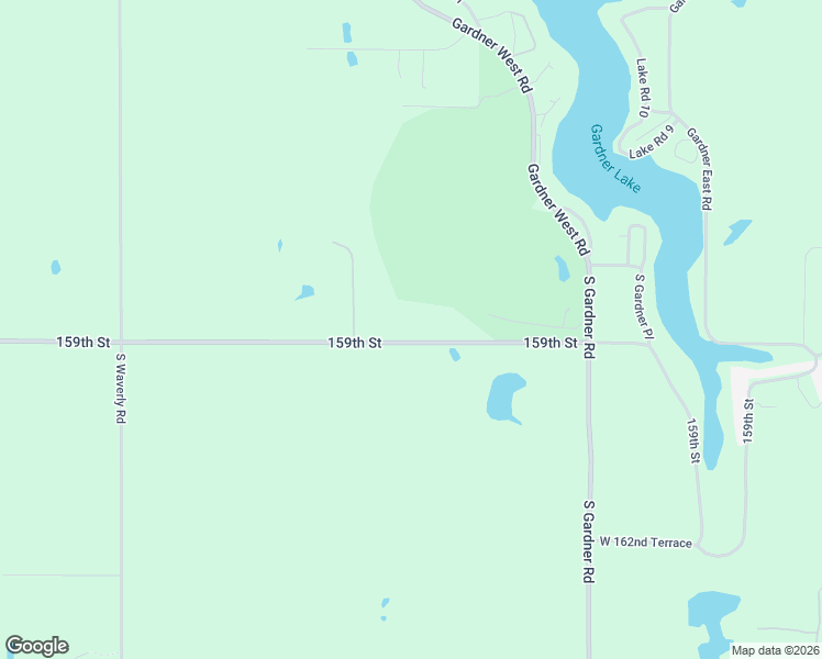 map of restaurants, bars, coffee shops, grocery stores, and more near 30120 159th Street in Gardner