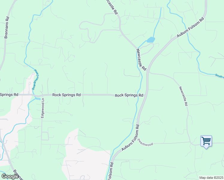 map of restaurants, bars, coffee shops, grocery stores, and more near 9525 Rock Springs Road in Newcastle