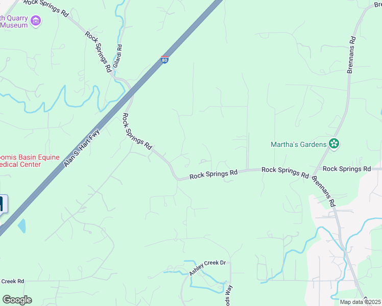 map of restaurants, bars, coffee shops, grocery stores, and more near 2839 Wild Creek Road in Penryn