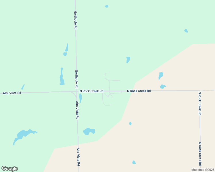 map of restaurants, bars, coffee shops, grocery stores, and more near 32734 North Rock Creek Road in Alta Vista