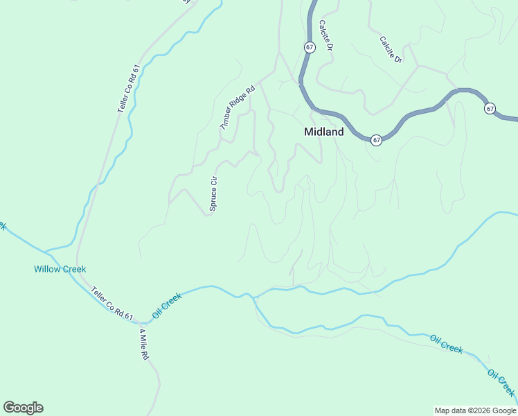 map of restaurants, bars, coffee shops, grocery stores, and more near 443 Oil Creek Drive in Divide